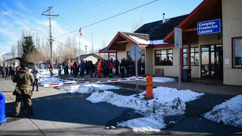 Paso fronterizo Pino Hachado, región de La Araucanía