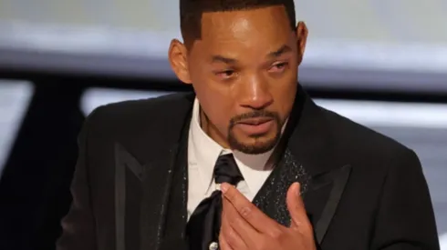 Will Smith recibiendo su premio en los Oscar 2022.