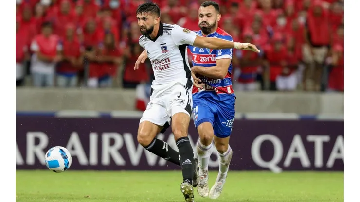 Emiliano Amor vio la tarjeta roja en el final ante Fortaleza
