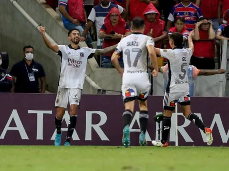 0-1: el gol de Lucero para Colo Colo contra Fortaleza en Brasil