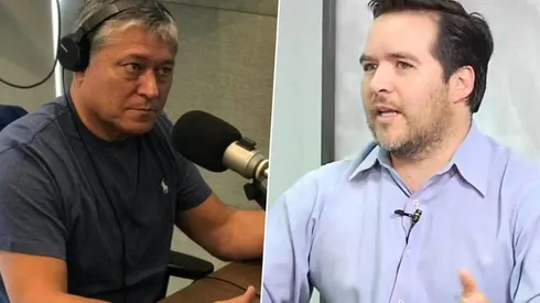 Pato Yáñez y Caamaño muy molestos tras el escándalo del fútbol chileno.