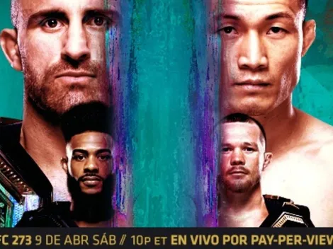 ¿Cuándo es y dónde ver en vivo el evento UFC 273?