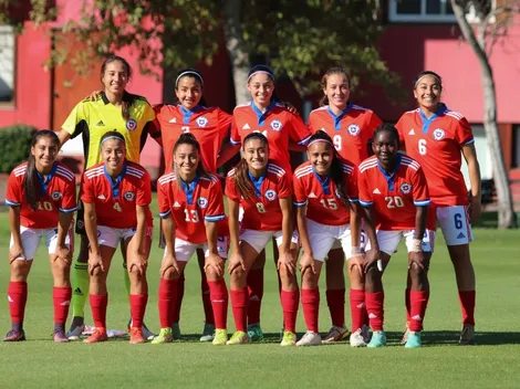 El once de la Roja Fem Sub 20 vs Argentina en el Sudamericano