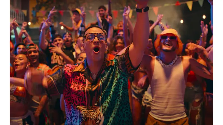 Daddy Yankee en el video de Rumbatón.