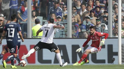 Paredes y su tarde histórica ante la U en el Monumental