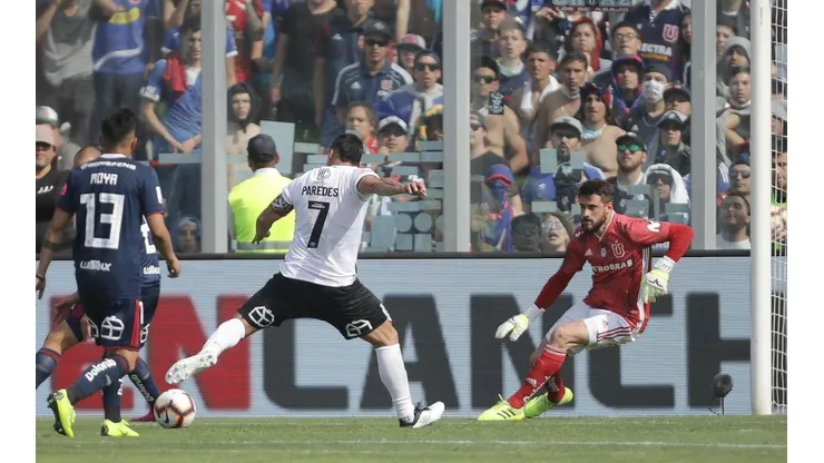 Paredes y su tarde histórica ante la U en el Monumental