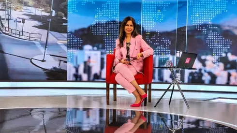 Karina Álvarez reemplazó en más de una ocasión a Humberto Sichel en Contigo en Directo.