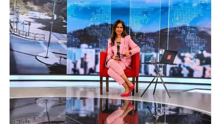 Karina Álvarez reemplazó en más de una ocasión a Humberto Sichel en Contigo en Directo.