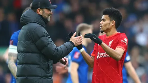 Luis Díaz no pudo darle consejos a Jürgen Klopp