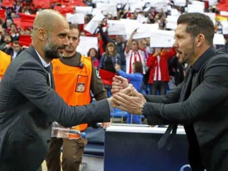 Guardiola sobre Simeone: "Juega más ofensivo de lo que dice la gente"
