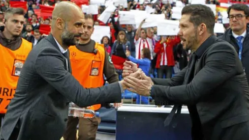 Guardiola y Simeone se verán las caras este martes en Champions League
