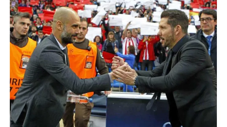 Guardiola y Simeone se verán las caras este martes en Champions League