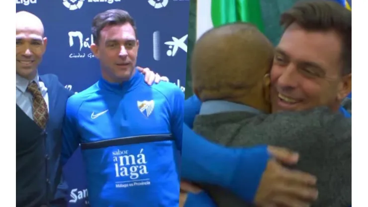 Pablo Guede fue presentado como estrella en el Málaga de España.