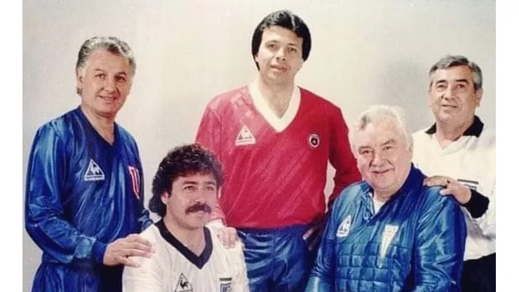 Elías Figueroa y Leonel Sánchez comparten un legendaria foto.