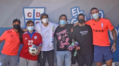 La UC compartió con Distoria FC en San Carlos de Apoquindo.