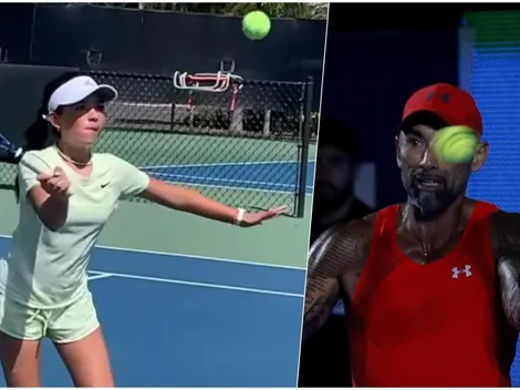 Chino Ríos cuenta el talento de su hija para ser tenista profesional