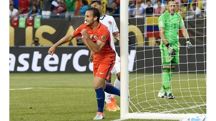 José Pedro Fuenzalida le marcó a Colombia en las semifinales de la Copa América Centenario