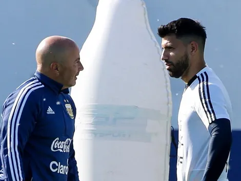 Kun Agüero revienta sin anestesia a Sampaoli