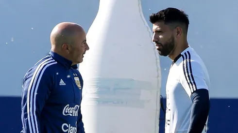 Agüero no quedó con una buena imagen de Sampaoli