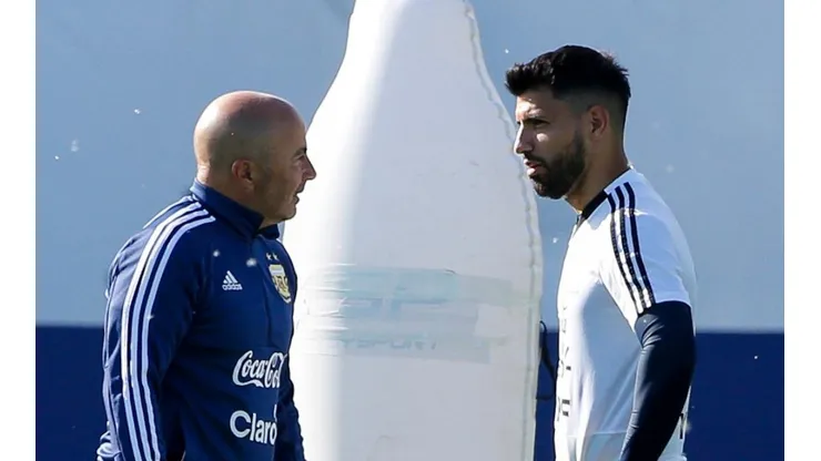 Agüero no quedó con una buena imagen de Sampaoli