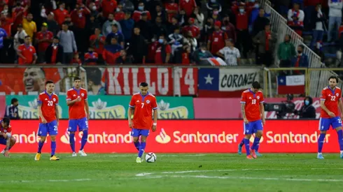 La selección chilena tras caer ante Uruguay en San Carlos de Apoquindo