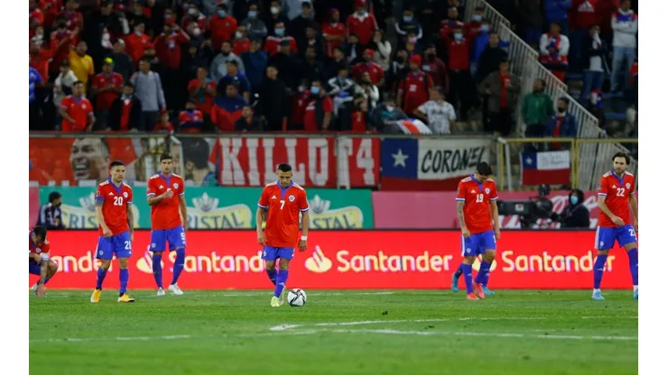La selección chilena tras caer ante Uruguay en San Carlos de Apoquindo