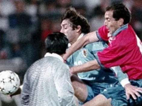 El recuerdo de la patada de Chavarría a Francescoli