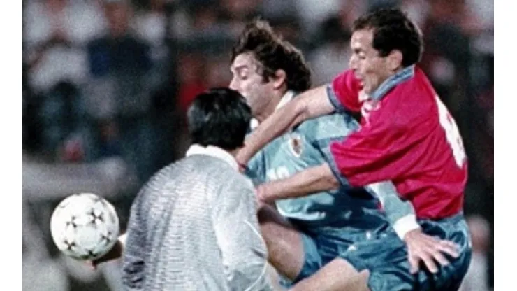 La patada de Chavarría a Francescoli pasó a la historia