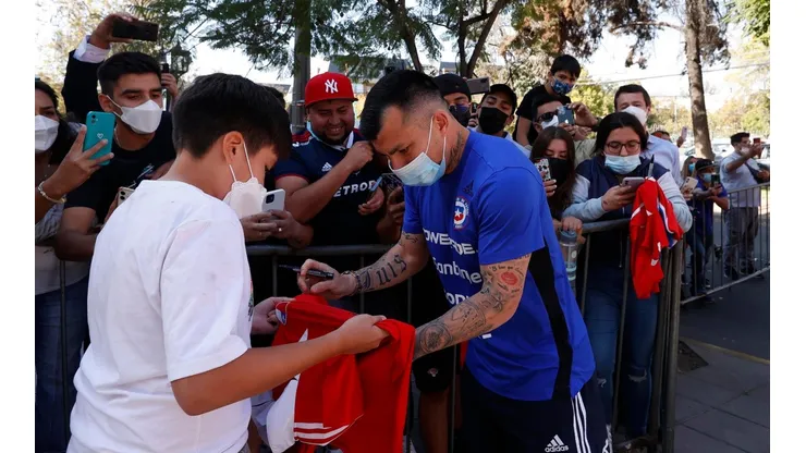 Los jugadores todos los días se han dado momentos para compartir con los hinchas nacionales.
