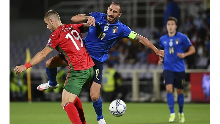 Bonucci en las Eliminatorias de la UEFA para el Mundial de Qatar 2022