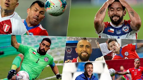 Los siete héroes de la Generación Dorada que quedan en la selección chilena: Bravo, Isla, Medel, Aránguiz, Vidal, Alexis y Vargas