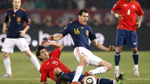 Chile y España protagonizaron un segundo tiempo de poco ataque.