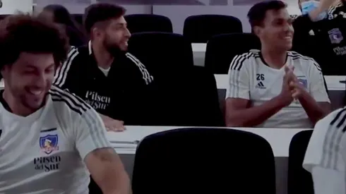 Parte del plantel de Colo Colo festejó el sorteo de Copa Libertadores