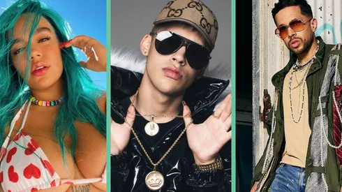 Karol G, Cris MJ y De La Ghetto.