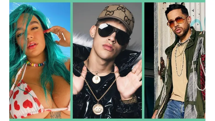 Karol G, Cris MJ y De La Ghetto.