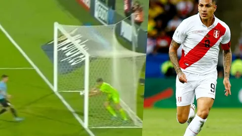 Paolo Guerrero quedó muy molesto después del polémico gol que no le cobraron a Perú en el último minuto ante Uruguay en el estadio Centenario.