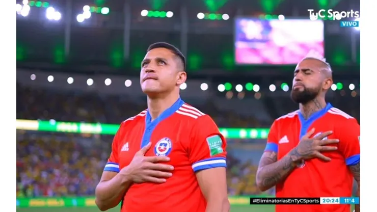 El público brasileño calentó el encuentro desde el comienzo en el Maracaná.