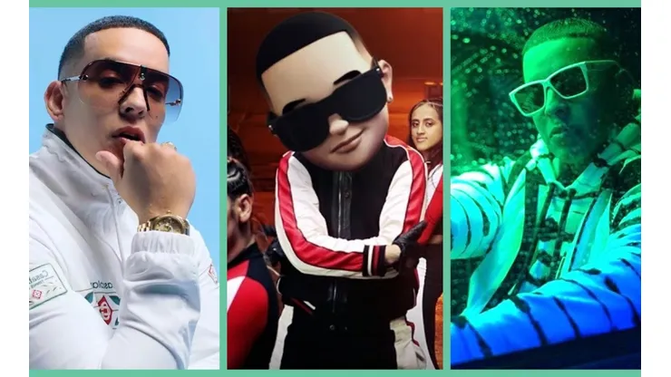 Daddy Yankee en tres de sus facetas.