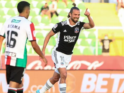 La felicidad de Christian Santos tras su primer gol en Chile