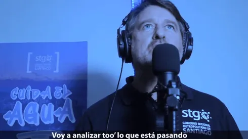 Orrego lanza rap para llamar al uso consciente del agua
