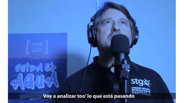 Orrego lanza rap para llamar al uso consciente del agua