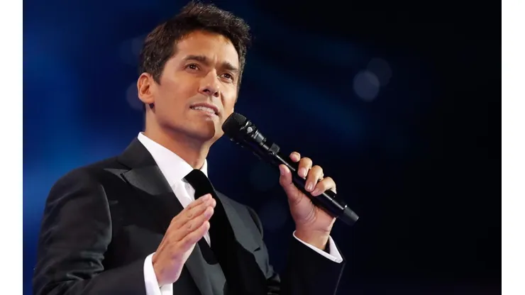 Rafael Araneda en el Festival de Viña del Mar.