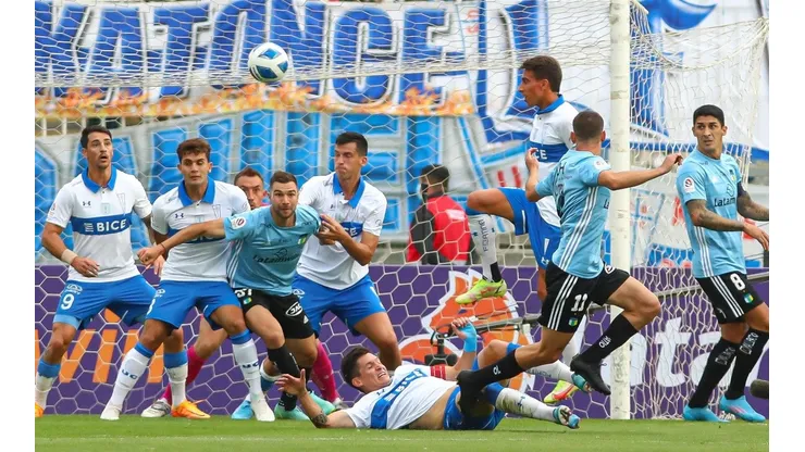 La franja no pudo contra los celestes en Rancagua.