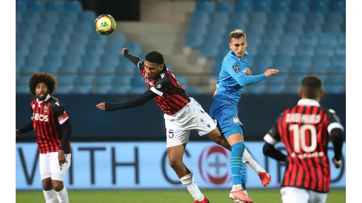 Olympique de Marsella y Niza están igualados con 50 puntos en la Ligue 1.