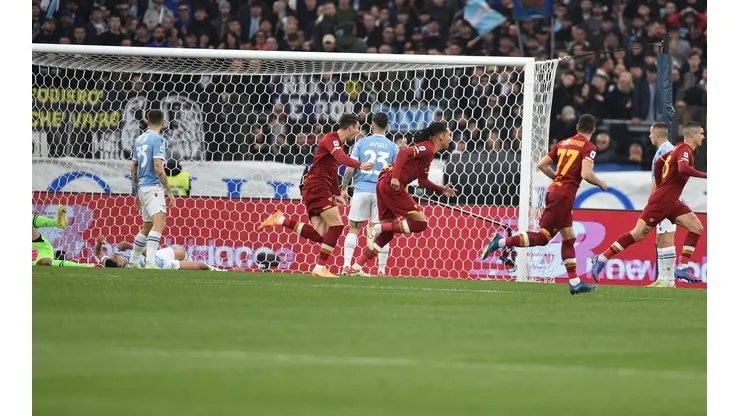 Triunfo de Roma contra Lazio en el clásico de la capital en Serie A.