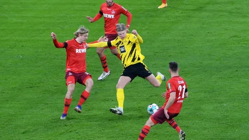 Erling Haaland regresó este martes a las canchas tras casi dos meses sin acción futbolística.