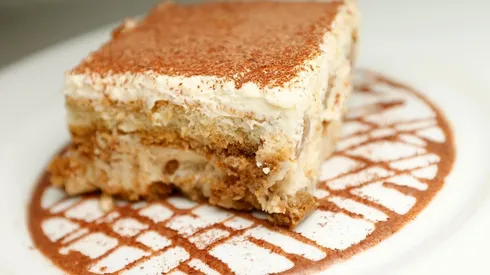 Tiramisú vegano
