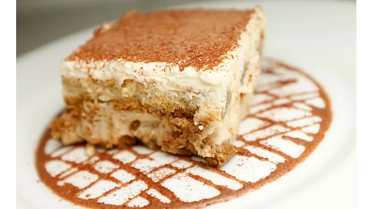 Tiramisú vegano