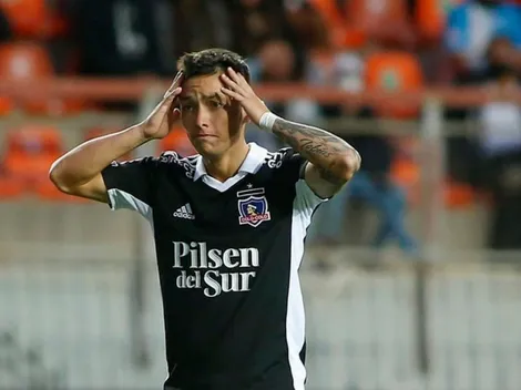 Expresiva cara de Zavala tras pegarle al palo contra Antofagasta