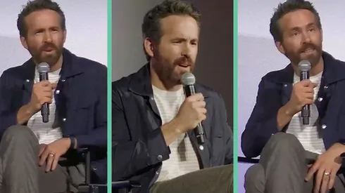 Ryan Reynolds en el evento de Netflix por El Proyecto Adam.